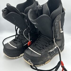 Burton Black and White Snowboard Boots